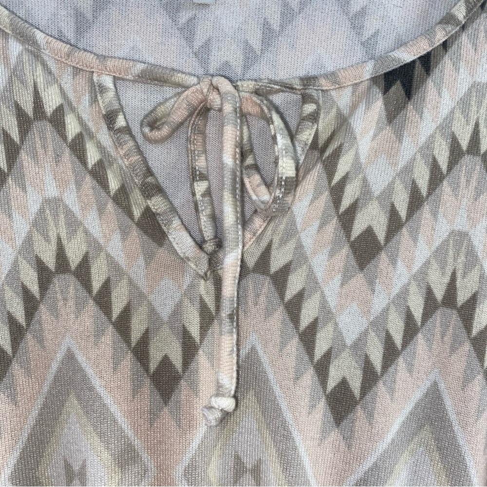 Charlotte Russe Sz S Zigzag Pattern Midi Dress‎ - Black and Cream - Picture 4 of 5